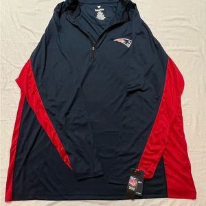 New England Patriots 1/4 Zip Pullover